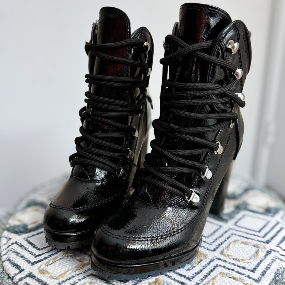 DKNY Lenni platform bootie NWOT black